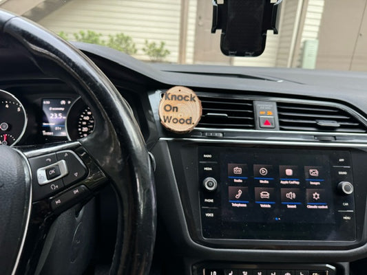 Knock on Wood™ Car Clip – Good Luck On The Go